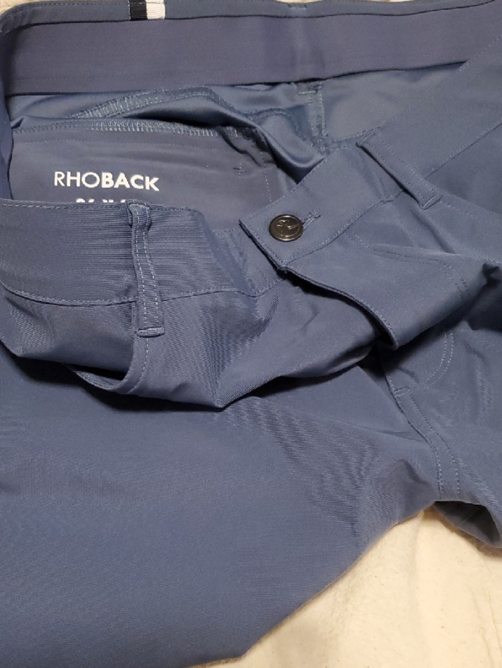 Rhoback Men's Performance Pants in Navy Blue